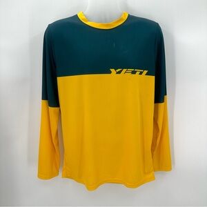 YETI CYCLES ALDER Jersey Mountain Bike Shirt Top Men’s XL Long Sleeve-stains